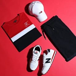 Tee Shirt Tricolore Final Club Broderie 008 - Bleu Marine, Blanc, Rouge | Offre Spéciale ❤️ -Final Club Soldes final club 127945 FINAL 008 20200703T162501 05