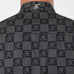 Chemise Manches Longues Premium Avec Damier et Broderie 279 Noir - Final Club 7 Chemise Manches Longues Premium Avec Damier et Broderie 279 Noir - Final Club -Final Club Soldes final club 198492 FINAL 279 20191213T143013 03