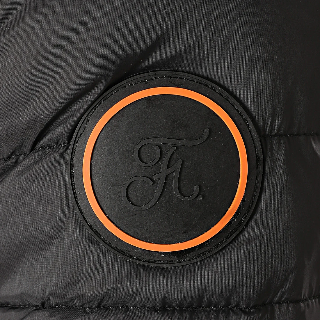 Doudoune Capuche Premium Tech Noir Orange - Final Club 5 Doudoune Capuche Premium Tech Noir Orange - Final Club – Image 4
