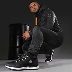 Doudoune Capuche Premium Tech Noir Orange - Final Club 11 Doudoune Capuche Premium Tech Noir Orange - Final Club -Final Club Soldes final club 219838 FINAL DOUDOUNE TECH NOIRORANGE 20201207T113450 05