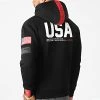 Sweat Capuche Capsule USA Avec Patchs Et Broderie 365 Noir - Final Club -Final Club Soldes final club 223057 FINAL 365 20200811T155830 01