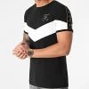 Tee-shirt Retro Bicolore Gold Edition 482 Noir Blanc - Final Club