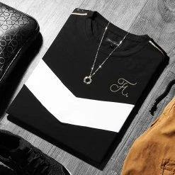 Tee-shirt Retro Bicolore Gold Edition 482 Noir Blanc - Final Club 10 Tee-shirt Retro Bicolore Gold Edition 482 Noir Blanc - Final Club -Final Club Soldes final club 246272 FINAL 482 20210216T134235 04