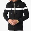 Sweat Capuche Zippé Final Club - Broderie 519 Blanc Noir Doré - Vente Flash -Final Club Soldes final club 247072 FINAL 519 20210225T153548 01