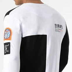 Tee Shirt Manches Longues Nasa Half Limited Edition Noir Blanc Détails Orange Fluo | Final Club | Meilleure Vente -Final Club Soldes final club 249674 FINAL 567 20210319T152509 04