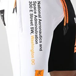 Short Jogging Half Limited Edition Noir Blanc Détails Orange Fluo - Final Club -Final Club Soldes final club 251965 FINAL 565 20210402T080010 04