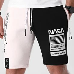 Short Jogging Half Colors Limited Edition 572 Noir Rose Pale - Final Club