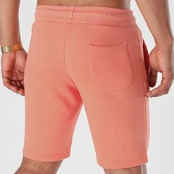 Short Jogging Premium Avec Broderie 640 Orange Pastel - Final Club | Grosses Soldes -Final Club Soldes final club 263299 FINAL 640 20210615T075908 04