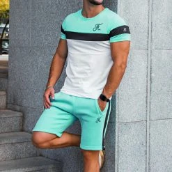 Short Jogging Premium avec Bande 649 Bleu Pastel - Final Club - Confort et Style -Final Club Soldes final club 263336 FINAL 649 20210721T101223 05