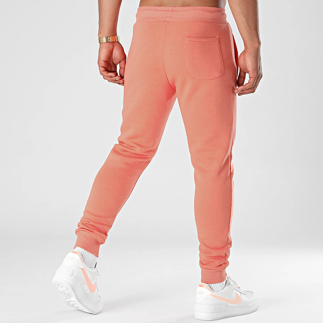 Pantalon Jogging Premium Brodé Orange Pastel - Final Club 5 Pantalon Jogging Premium Brodé Orange Pastel - Final Club – Image 4