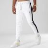 Pantalon Jogging Premium A Bande 658 Blanc - Final Club | Confort et Style