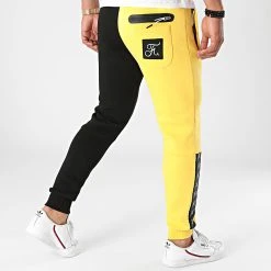 Pantalon Jogging Half Colors Limited Edition Noir Jaune - Final Club -Final Club Soldes final club 263359 FINAL 686 20210618T150558 04