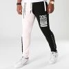 Pantalon Jogging Half Colors Limited Edition Noir Rose Pale de Final Club - Confort et Style