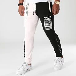 Pantalon Jogging Half Colors Limited Edition Noir Rose Pale de Final Club - Confort et Style