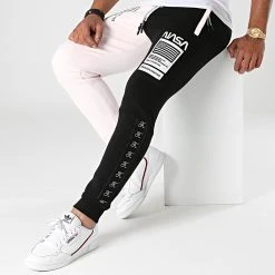 Pantalon Jogging Half Colors Limited Edition Noir Rose Pale de Final Club - Confort et Style -Final Club Soldes final club 263361 FINAL 687 20210618T150621 03