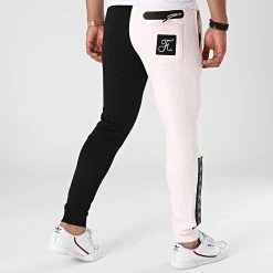 Pantalon Jogging Half Colors Limited Edition Noir Rose Pale de Final Club - Confort et Style -Final Club Soldes final club 263361 FINAL 687 20210618T150623 04