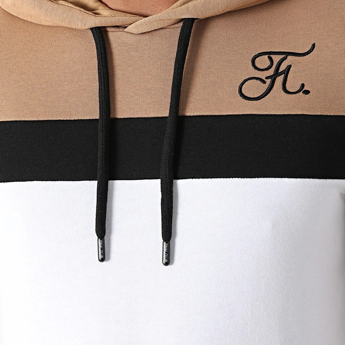 Ensemble de Survetement Tricolore Blanc Noir Camel - Final Club 4 Ensemble de Survetement Tricolore Blanc Noir Camel - Final Club – Image 3