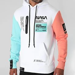 Sweat Capuche Nasa Space Limited Edition Pastel 705 Blanc - Meilleure Vente | Final Club