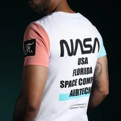 Tee-shirt Nasa Space Limited Edition Pastel 707 Blanc - Final Club 14 Tee-shirt Nasa Space Limited Edition Pastel 707 Blanc - Final Club -Final Club Soldes final club 266454 FINAL 707 20210701T084823 06