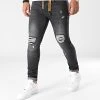 Jean Skinny Avec Déchirures 0001 Noir - Collection Final Club