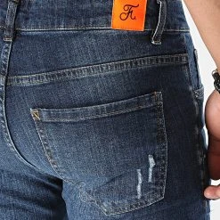 Budget 😉 Jean Skinny Avec Déchirures 0002 Bleu Denim de Final Club 👍 - Pantalons -Final Club Soldes final club 267896 FAB FINAL 1150546 0002 20210820T081116 03