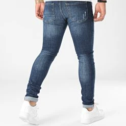 Budget 😉 Jean Skinny Avec Déchirures 0002 Bleu Denim de Final Club 👍 - Pantalons -Final Club Soldes final club 267896 FAB FINAL 1150546 0002 20210820T081117 04