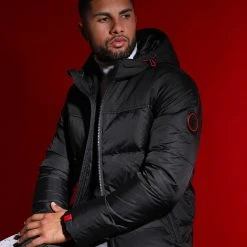 Doudoune Capuche Premium Puffer Jacket Noir Rouge - Final Club 15 Doudoune Capuche Premium Puffer Jacket Noir Rouge - Final Club -Final Club Soldes final club 269503 FAB FINAL 1150510 0003 20211108T142556 05