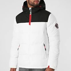 Doudoune Capuche Premium Puffer Jacket Blanc Noir Rouge - Final Club -Final Club Soldes final club 269506 FAB FINAL 1150510 0006 20211116T080613 03
