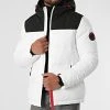 Doudoune Capuche Premium Puffer Jacket Blanc Noir Rouge - Final Club