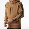 Sweat Capuche à Bandes Brodé 778 Camel – Final Club