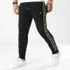 Pantalon Jogging Luxury Edition A Bandes Avec Broderie Or 786 Noir de Final Club - Confort et Élégance -Final Club Soldes final club 285223 FINAL 786 20211209T145054 01
