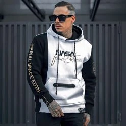 Sweat Capuche Nasa Final Edition Noir Blanc - Final Club 12 Sweat Capuche Nasa Final Edition Noir Blanc - Final Club -Final Club Soldes final club 286771 FINAL 815 20211129T084003 05