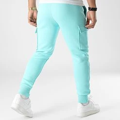 Promo 🥰 Pantalon Jogging Cargo Premium Fit 822 Bleu Pastel - Final Club ⌛ -Final Club Soldes final club 287859 FINAL 822 20211209T145133 05