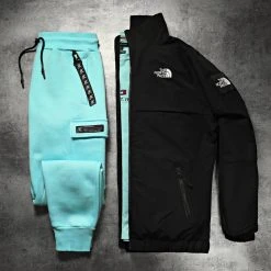 Promo 🥰 Pantalon Jogging Cargo Premium Fit 822 Bleu Pastel - Final Club ⌛ -Final Club Soldes final club 287859 FINAL 822 20211214T081347 05