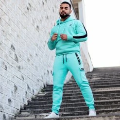 Promo 🥰 Pantalon Jogging Cargo Premium Fit 822 Bleu Pastel - Final Club ⌛ -Final Club Soldes final club 287859 FINAL 822 20220215T084848 06
