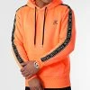 Sweat Capuche Premium A Bandes 728 Orange Fluo - Final Club | Meilleure affaire ⌛