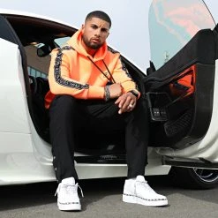 Sweat Capuche Premium A Bandes 728 Orange Fluo - Final Club | Meilleure affaire ⌛ -Final Club Soldes final club 291128 FINAL 728 20220412T084943 06