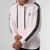 Sweat Capuche Premium A Bandes 833 Rose Pale - Final Club -Final Club Soldes final club 291237 FINAL 833 20220121T153628 01
