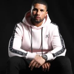 Sweat Capuche Premium A Bandes 833 Rose Pale - Final Club -Final Club Soldes final club 291237 FINAL 833 20220204T090112 03