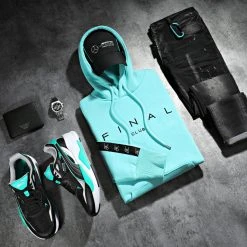 Sweat Capuche A Bandes Avec Broderie 780 Bleu Pastel - Final Club 11 Sweat Capuche A Bandes Avec Broderie 780 Bleu Pastel - Final Club -Final Club Soldes final club 291239 FINAL 780 20220209T135726 05