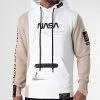 Sweat Capuche Nasa Final Edition 847 Blanc Beige - Final Club -Final Club Soldes final club 292341 FINAL 847 20220218T143455 01