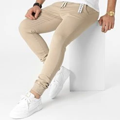 Jogger Pant Premium Skinny Fit 827 Beige - Final Club | Le Moins Cher ⭐ -Final Club Soldes final club 295361 FINAL 827 20220121T150648 03