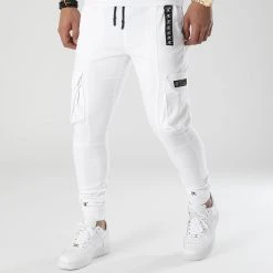 Nouveau 🤩 Pantalon Cargo 929 Blanc de Final Club 😍 - Confort et Style Urbain