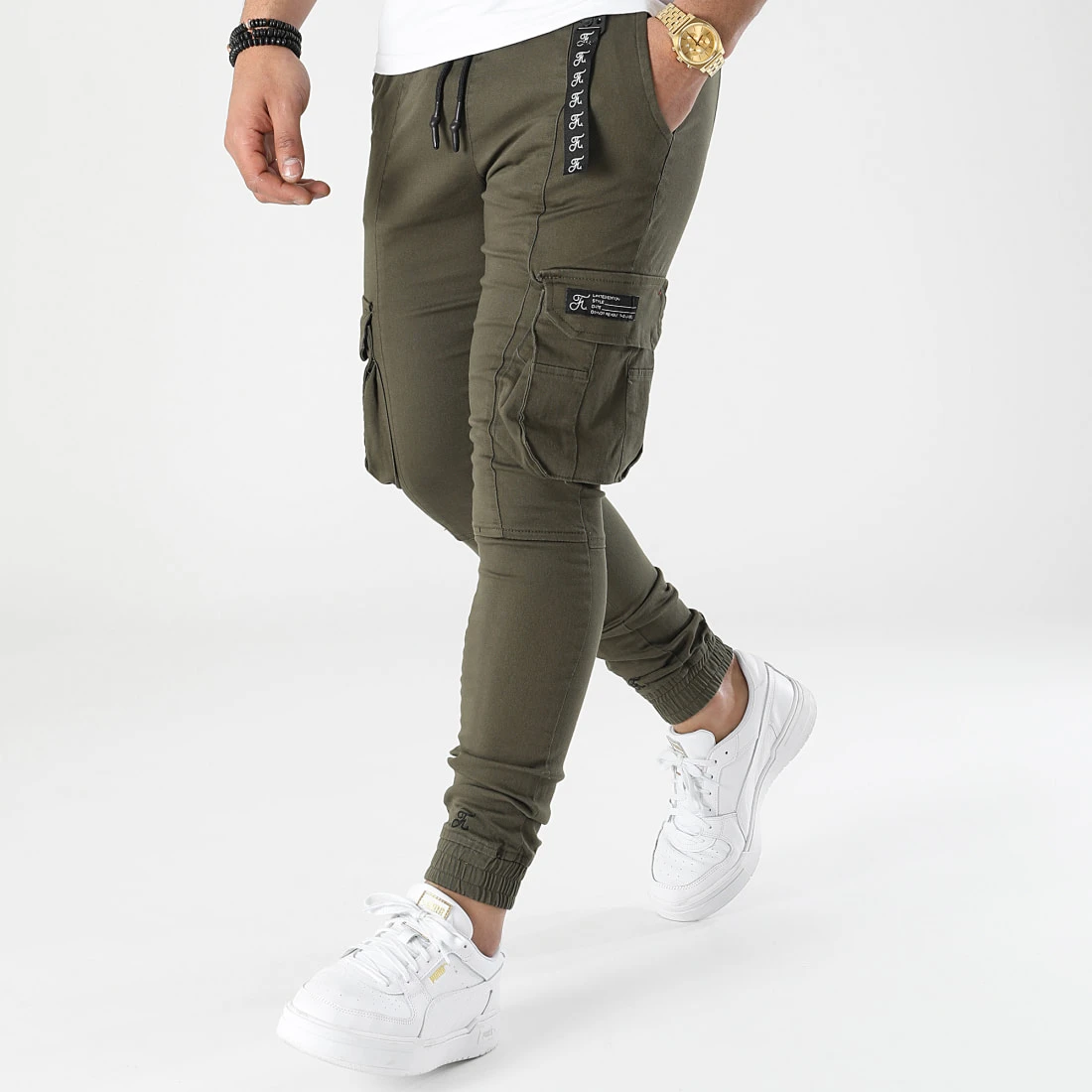 Pantalon Cargo 930 Vert Kaki - Confort et Style par Final Club 5 Pantalon Cargo 930 Vert Kaki - Confort et Style par Final Club – Image 3