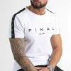 Meilleure vente 🎁 Tee Shirt à Bandes Logo Premium Fit 936 Blanc - Final Club ⌛