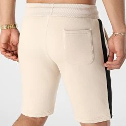 Short Jogging Premium A Bandes 933 Beige | Final Club | Confort et Style -Final Club Soldes final club 303497 FINAL 933 20220429T120505 05