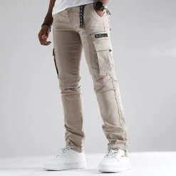 🎉 Meilleure Vente Pantalon Cargo Skinny Fit 943 Beige - Final Club ⌛ -Final Club Soldes final club 304428 FAB FINAL 943 20220920T152024 03