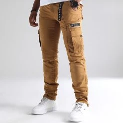 Pantalon Cargo Skinny Fit 944 Camel - Final Club | Style et Confort