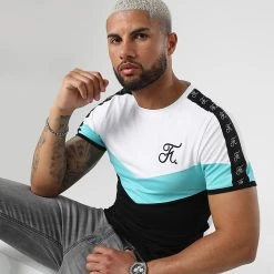 Grosses Soldes 🧨 Tee Shirt Retro Tricolore 972 Bleu Pastel Noir Blanc - Final Club 7 Grosses Soldes 🧨 Tee Shirt Retro Tricolore 972 Bleu Pastel Noir Blanc - Final Club -Final Club Soldes final club 307065 FINAL 972 20220506T140502 03