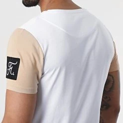 Tee Shirt Nasa Final Edition 974 Blanc Beige - Final Club -Final Club Soldes final club 307069 FINAL 974 20220513T153109 04